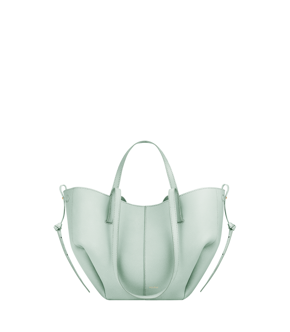 Cyme Mini - Meerschaum Genarbtes Leder