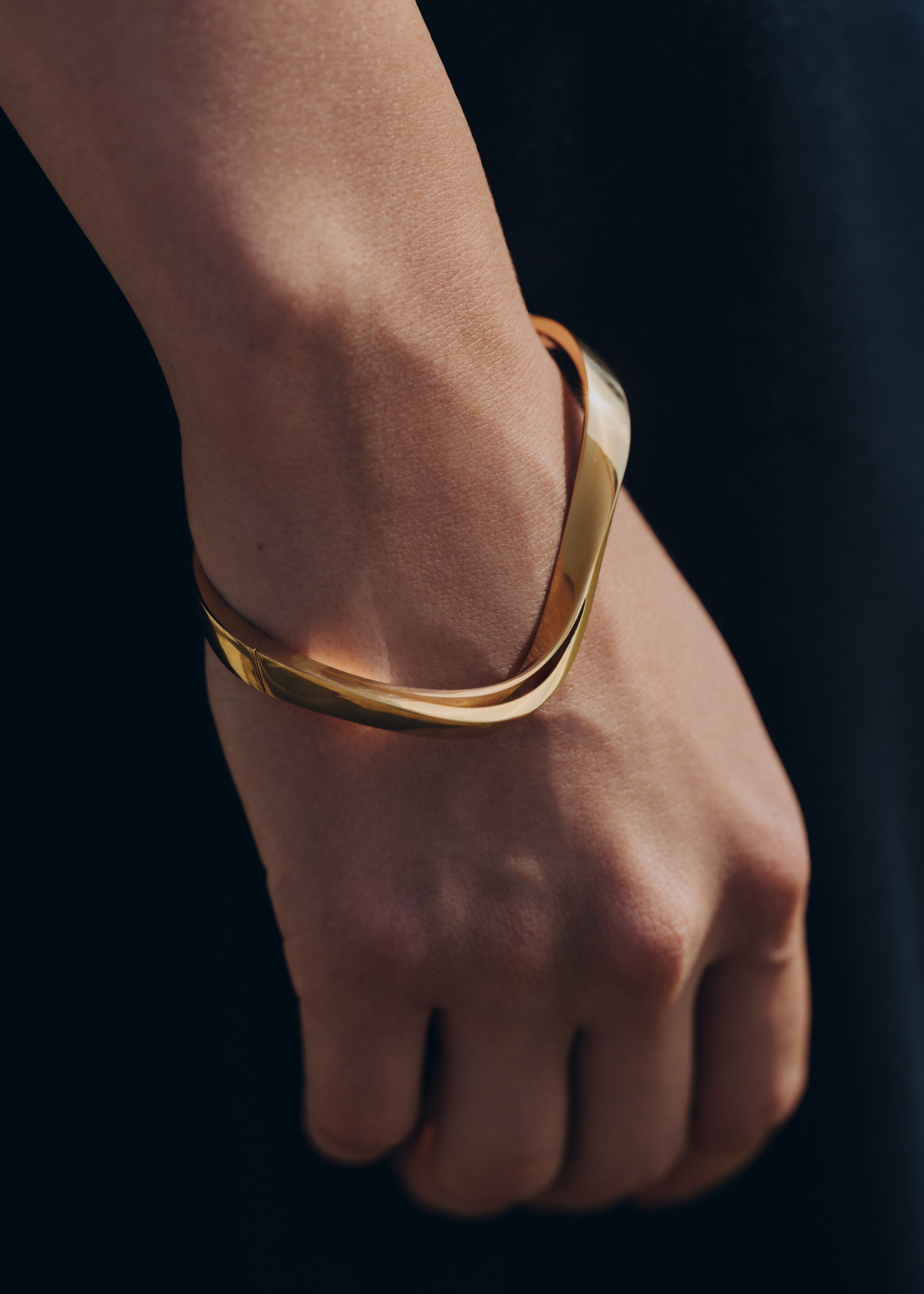 Armreif Éole - Goldedition 24 Karat vergoldet